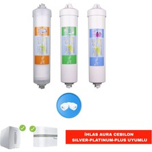 Arvepa Ihlas Aura Cebilon Silver Platinum ve Plus Uyumlu 3'lü Filtre Seti