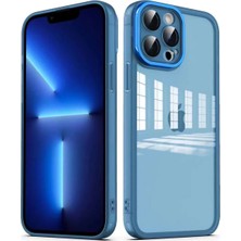 Ummeslem Apple iPhone 13 Pro Max Kılıf Kamera Korumalı Transparan Cep Telefonu Için Uyumlu Kapak Post Kapak