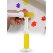 Sarı Tuvalet Temizleme Jeli Klozet Banyo Koku Giderici Damga Seti Desenli Koku Giderici Wc Jeli