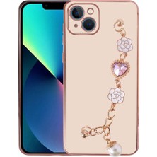 Ummeslem Apple iPhone 14 Plus Kılıf El Tutamaçlı Kamera Korumalı Cep Telefonu Için Uyumlu Kapak Taka Silikon Kapak