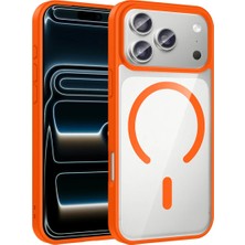 Ummeslem Apple iPhone 17 Pro Max Için Uyumlu Kılıf M-Safe Wireless Şarj Özellikli Silikon Ege Kapak