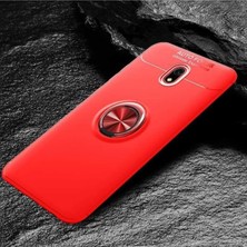 Ummeslem Xiaomi Redmi 8A Için Uyumlu Kılıf Dönebilen Yüzüklü Standlı Silikon Kamera Korumalı Kapak