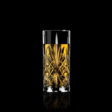 RCR Melodia Yüksek Kalite Cam 6'lı Meşrubat Bardağı Seti 360 ml