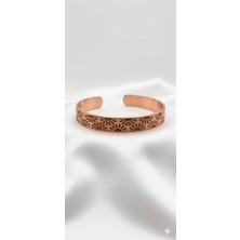 Papatya Motifli Bakır Bileklik – Şık ve Zarif Tasarım