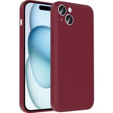 Ahlttiba Apple iPhone 15 Cep Telefonu Için Uyumlu Kılıf Kamera Korumalı Kartlık Hazneli Vitra Kapak