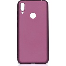 Huawei Y7 Prime 2019 Için Uyumlu Kılıf Yumuşak Renkli Silikon Esnek Kapak