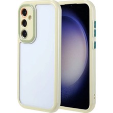 Ahlttiba Samsung Galaxy S23 Için Uyumlu Kılıf Kamera Korumalı Renkli Kenar ve Çerçeve Tasarımlı Vitamin Kapak