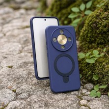 Ummeslem Honor Magic 8 Lite 5g Cep Telefonu Için Uyumlu Kılıf Magsafe Şarj Özellikli Standlı Samara Kapak