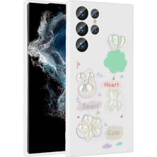 Samsung Galaxy S22 Ultra Kılıf Kabartma Figürlü Parlak Cep Telefonu Için Uyumlu Kapak Toys Silikon Kapak