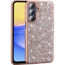 Ummeslem Samsung Galaxy A26 Cep Telefonu Için Uyumlu Kılıf Parlak Taşlı Tasarım Pırlanta Kapak