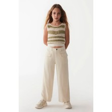 Nk Kids Soldier Kız Çocuk Triko Detaylı Bluz