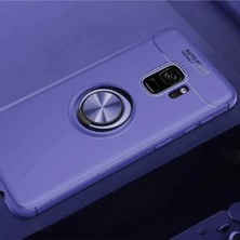 Ummeslem Samsung Galaxy S9 Için Uyumlu Kılıf Dönebilen Yüzüklü Standlı Silikon Kamera Korumalı Kapak