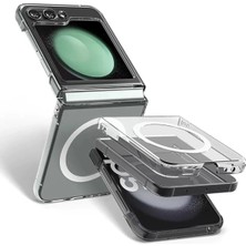 Samsung Galaxy Z Flip 6 Cep Telefonu Için Uyumlu Kılıf Kamera Korumalı M-Safe Sert Pc Porto Kapak