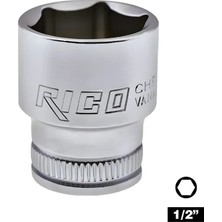 RICO 1/2 Altı Köşe Lokma 18 mm