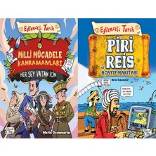 Eğlenceli Bilgi Yayınları Milli Mücadele Kahramanları - Her Şey Vatan Için ve Piri Reis ve Acayip Haritası (Metin Özdamarlar)