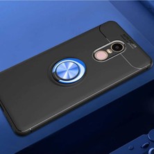 Xiaomi Redmi Note 4x Için Uyumlu Kılıf Dönebilen Yüzüklü Standlı Silikon Kapak