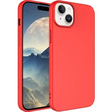 Apple iPhone 15 Için Uyumlu Kılıf Içi Kadifeli Esnek ve Ince Yapılı Silikon Malzeme Lansman Kapak