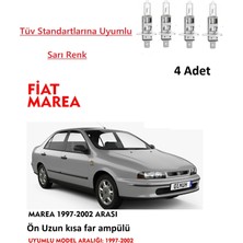 Bosch  Marea 1997-2002 Arası Ön Uzun-Kısa Takım Sarı Renk Far Ampülü Takımı