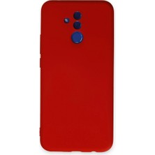 Balkan Grup Huawei Mate 20 Lite Kılıf Nano Içi Kadife - Kırmızı