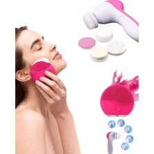 Marsilyan- Ikili Cilt Bakım Seti 5 Başlıklı Yüz Temizleme ve Masaj Aleti Canlandırıcı ve Onarıcı