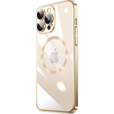 Apple Iphone 14 Pro Max Için Uyumlu Kılıf Wireless Şarj Özellik Sert Pc Riksos Magsafe Silikon Kapak