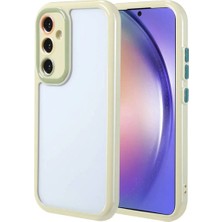 Samsung Galaxy A54 Için Uyumlu Kılıf Kamera Korumalı Renkli Kenar ve Çerçeve Tasarımlı Vitamin Kapak
