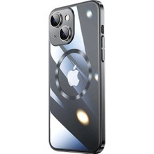 Ummeslem Apple Iphone 14 Için Uyumlu Kılıf Wireless Şarj Özellikli Sert Pc Riksos Magsafe Silikon Kapak