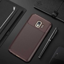 Ummeslem Samsung Galaxy J2 Core Için Uyumlu Kılıf Karbon Tasarım Negro Kapak