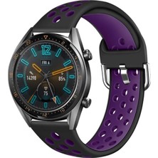Ummeslem Watch Gt 3 46MM Için Uyumlu Krd-10 Silikon Kordon Takıp Çıkartılan Çıkartılabilen Kayış