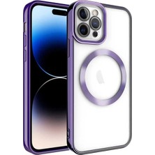 Ahlttiba Apple iPhone 14 Pro Max Için Uyumlu Kılıf Magsafe Wireless Kablosuz Şarj Özellikli Setro Kapak
