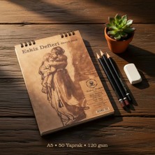 A5/50Yp/120Gr/Spiralli Eskiz Defteri (Sketch Book)