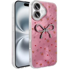 Ahlttiba Apple iPhone 16 Cep Telefonu Için Uyumlu Kılıf Kapak Kamera Korumalı Figürlü Ponti Silikon