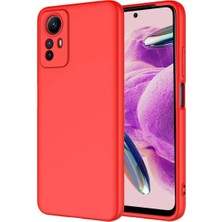 Xiaomi Redmi Note 12S Için Uyumlu Kılıf Içi Kadifeli Esnek Silikon Malzeme Lansman Kapak