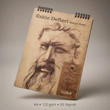 A4/50Yp/120Gr/Spiralli Eskiz Defteri (Sketch Book)