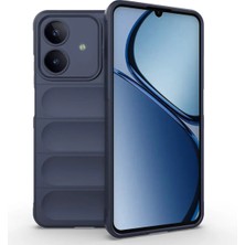 Realme Note 60 Telefonu Için Uyumlu Kılıf Esnek Tpu Oyuklu Arka Yüzey Tasarımlı Etnik Silikon Kapak