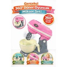 Yıldırım Oyuncak Sesli Işıklı Pilli 360 Derece Dönen Full Fonksiyon Büyük Mikser - Dönen Pilli Mikser