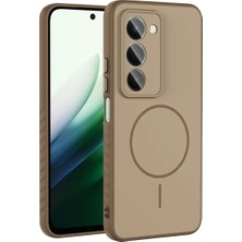Ahlttiba Redmi 15 Cep Telefonu Için Uyumlu Kılıf Magsafe Şarj Özellikli Tea Kapak
