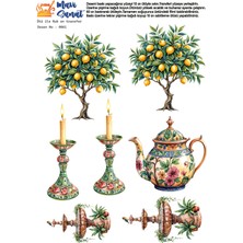 Mavi Sanat Ütü ile Rub On Transfer Kağıdı A4 Model No: 0061