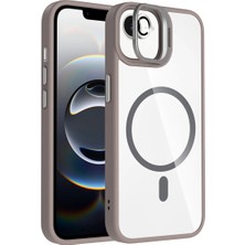 Apple iPhone 16E Telefonu Için Uyumlu Kılıf Standlı Lens Hediyeli M-Safe Şarj Özellikli Etro Kapak