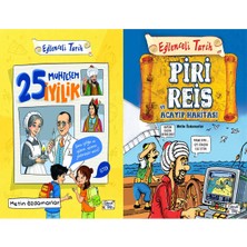 Eğlenceli Bilgi Yayınları 25 Muhteşem Iyilik ve Piri Reis ve Acayip Haritası (Metin Özdamarlar)