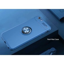 Ummeslem Iphone 8 Uyumlu Cep Telefonu Için Dönebilen Yüzüklü Standlı Silikon Ravel Kapak