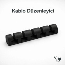 Bombyx Kablo Düzenleyici Kablo Tutucu SERT PLASTİK Yapışkanlı Özellikli Kablo Sabitleyici