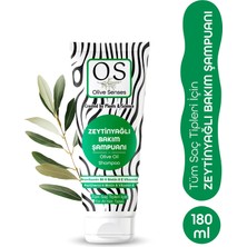 Olive Senses Zeytinyağlı  Bakım Şampuanı-Tüm Saç Tipleri İçin-180 ml
