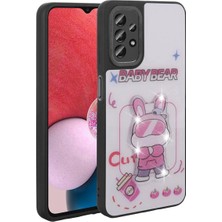 Ahlttiba Samsung Galaxy A23 Için Uyumlu Kılıf Parlayan Kabartmalı Ikonik Figürlü Amas Silikon Kapak