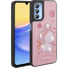 Ahlttiba Samsung Galaxy A15 Için Uyumlu Kılıf Parlayan Kabartmalı Ikonik Figürlü Amas Silikon Kapak