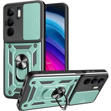 Balkan Grup Realme C75 4g Kılıf Pars Lens Yüzüklü - Yeşil