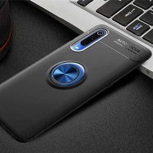 Ummeslem Samsung Galaxy A70 Uyumlu Cep Telefonu Için Dönebilen Yüzüklü Standlı Silikon Ravel Kapak