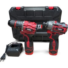 Attlas 16’li Set – Atbl 16 ID-202C Kömürsüz Darbeli Vidalama + Atbl 16 PD-202C 16V Kömürsüz Darbeli Matkap 2X2.0AH Çift Akülü - A0104097