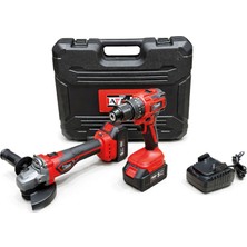 Attlas Atbl 21 2'li Kömürsüz Set Akülü Matkap + Taşlama - A0104099