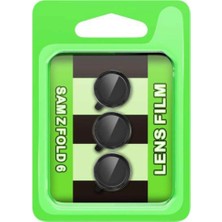 Balkan Grup Galaxy Z Fold 6 Raze Metal Kamera Lens - Siyah